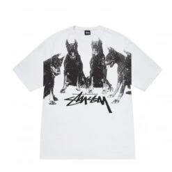 Vêtement Séries Magasin 4 Stussy Dobermans Tee White - SDTW2024