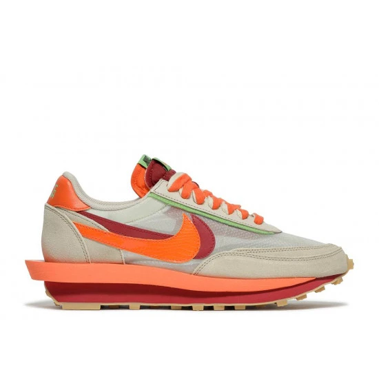 Nike LD Waffle Sacai CLOT Kiss Of Death Net Orange Blaze - DH1347-100 1 Nike LD Waffle Sacai CLOT Kiss Of Death Net Orange Blaze - DH1347-100