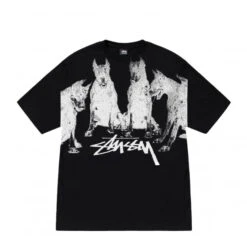 Stussy Dobermans Tee Black - SDTB2024
