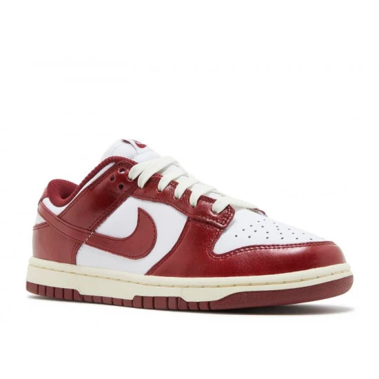 Nike Dunk Low PRM Vintage Team Red (W) - FJ4555-100 2 Nike Dunk Low PRM Vintage Team Red (W) - FJ4555-100 – Image 2