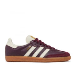 Adidas Samba OG Maroon Gold Metallic (W) - ID0477