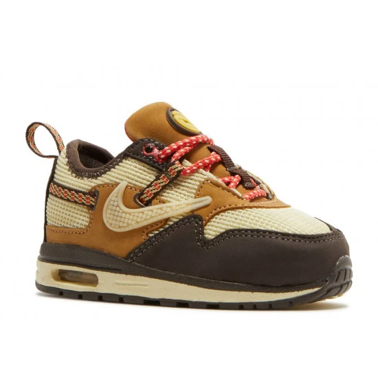 Nike Air Max 1 Travis Scott Cactus Jack Baroque Brown (TD) - DN4170-200 2 Nike Air Max 1 Travis Scott Cactus Jack Baroque Brown (TD) - DN4170-200 – Image 2