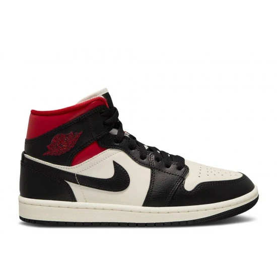 Air Jordan 1 Mid Gym Red Panda (W) - BQ6472-061 1 Air Jordan 1 Mid Gym Red Panda (W) - BQ6472-061