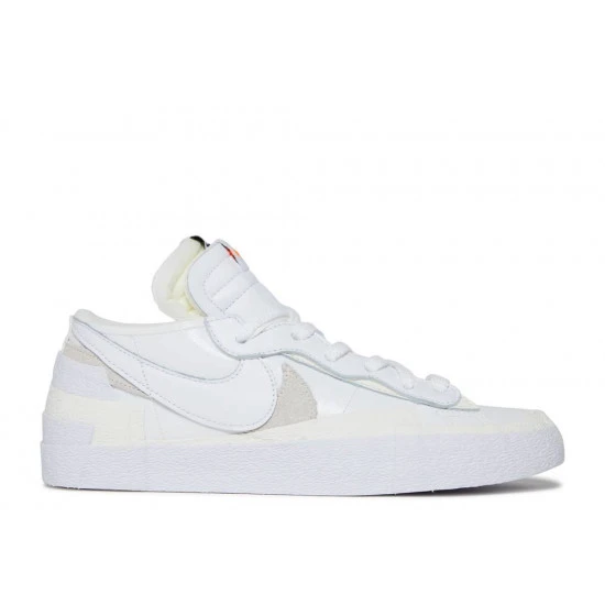 Nike Blazer Low Sacai White Patent Leather - DM6443-100 1 Nike Blazer Low Sacai White Patent Leather - DM6443-100