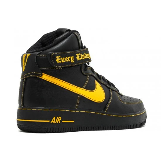 Nike Air Force 1 High Vlone Black University Gold - 778900-906950 2 Nike Air Force 1 High Vlone Black University Gold - 778900-906950 – Image 2