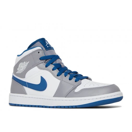 Nike Air Jordan 1 Mid True Blue - DQ8426-014 2 Nike Air Jordan 1 Mid True Blue - DQ8426-014 – Image 2