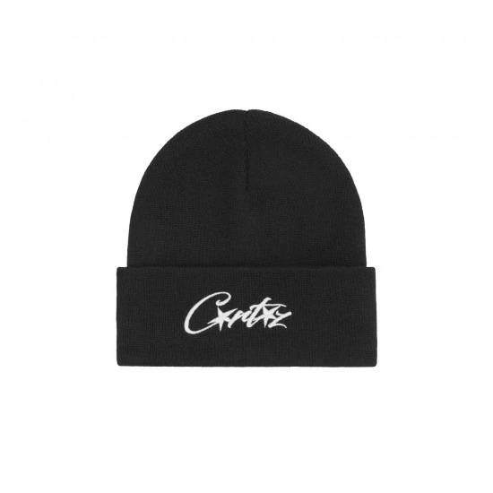 Corteiz Allstarz Folded Beanie Black - CRTZAFBB 1 Corteiz Allstarz Folded Beanie Black - CRTZAFBB