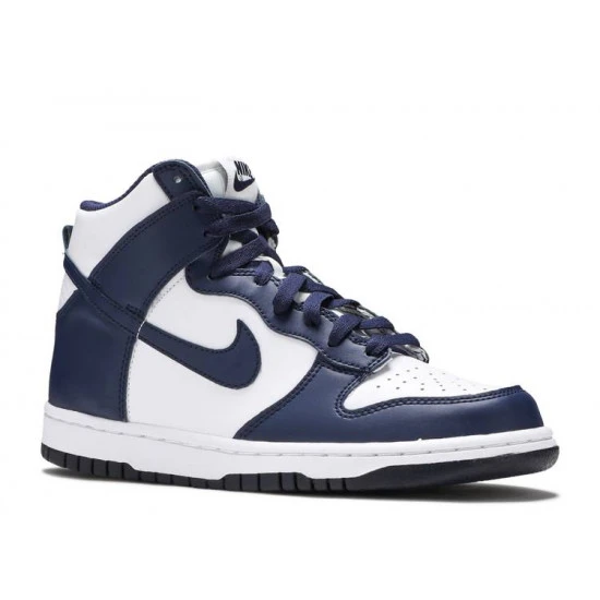 Nike Dunk High Midnight Navy (GS) - DB2179-104 2 Nike Dunk High Midnight Navy (GS) - DB2179-104 – Image 2