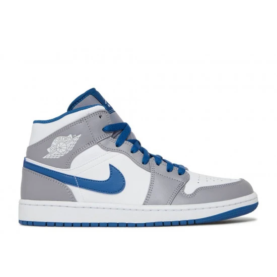Nike Air Jordan 1 Mid True Blue - DQ8426-014 1 Nike Air Jordan 1 Mid True Blue - DQ8426-014