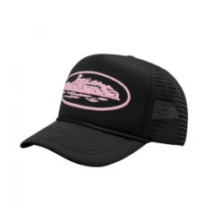 Corteiz Alcatraz Premium Trucker Black Pink - CRTZAPTBP