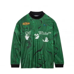 Nike X Off-White Allover Print Jersey Kelly Green - FQ0997-389